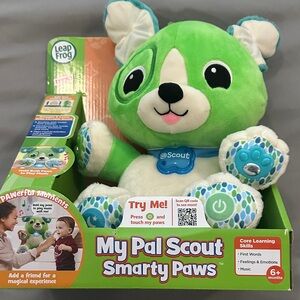 LeapFrog My Pal Scout Smarty Paws Interactive Toy - Green and White